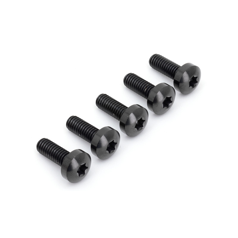 Kit titane noir de vis de fixation de disque de frein avant pour roue à batons 770460 Vis de fixation de disque de frein