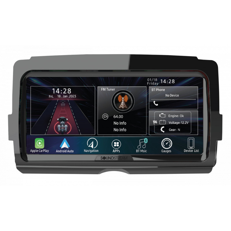 Radio Soundstream V2 pour Harley-Davidson avec Apple Car Play et Android Auto 770242 Audio