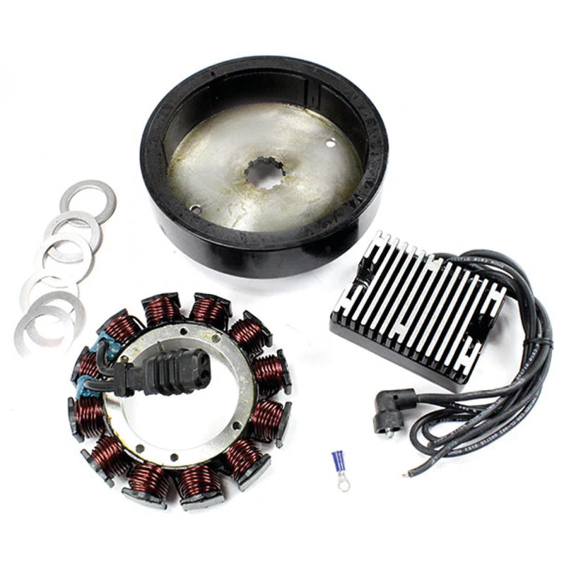 Kit alternateur complet Spyke 32 ampères avec régulateur noir 721441 Rectifieurs/régulateurs de tension