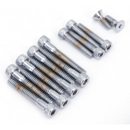 Kit visserie chromé de commodos de guidon Shovelhead et Ironhead 233152 Guidon pour Harley-Davidson Shovelhead 1970-1984