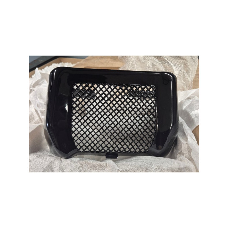 Kit de spoiler de radiateur d'huile Milwaukee Eight noir brillant OEM 25700634 770787 Carrosserie, chassis pour Harley-Davids...