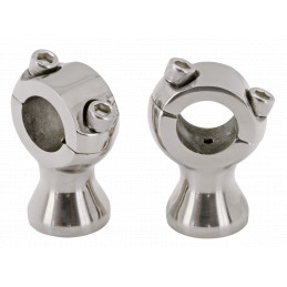 Risers Speadfreak en inox polis 782684 Risers et potences de guidon
