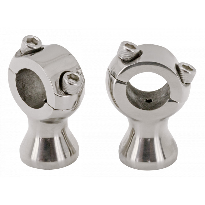 Risers Speadfreak en inox polis 782684 Risers et potences de guidon