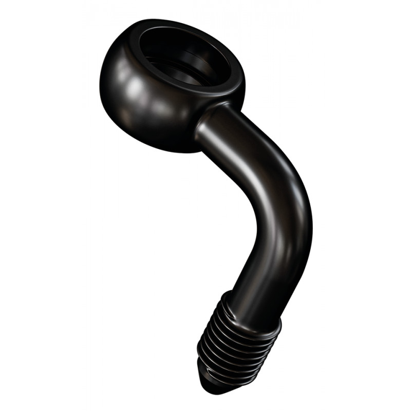 Raccord de frein banjo AN-3 noir 3/8 (10 mm) coudé à 90° 741755 Raccords de frein