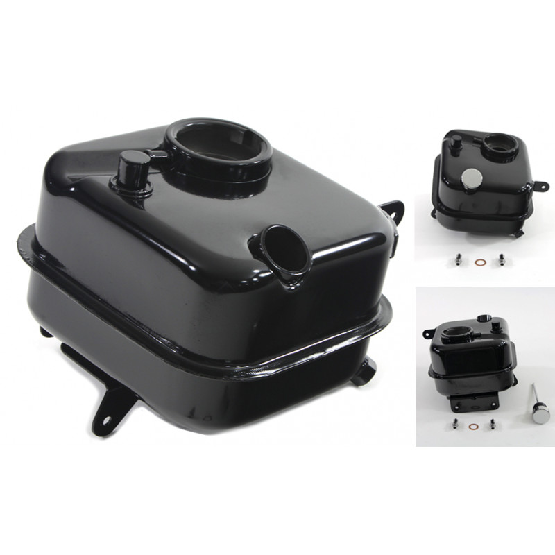 Bac à huile noir style 1965 pour Big Twin boite 4 OEM 62504-65A 736944 Bac à huile