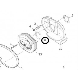 Joint de boitier de filtre à air OEM 29062-95B Z742399 Pièces pour Harley-Davidson
