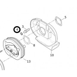 Joint torique de vis de reniflard OEM 11202 Z781640 Pièces pour Harley-Davidson