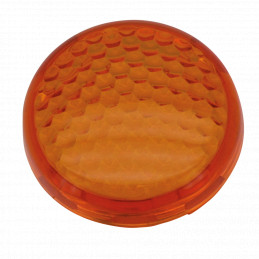 Cabochon de clignotant style Deuce orange nid d'abeille OEM 68973-00 & 68907-00 163062 Cabochons de clignotants