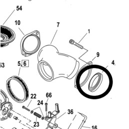 Joint d'admission Cometic OEM 26995-86A Z748837 Pièces pour carburateur Keihin CV