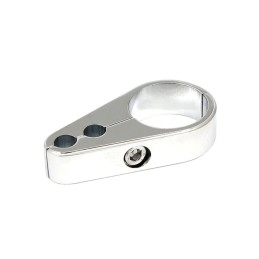 Passe cable Zodiac en alu chromé 061109 Commandes de guidon