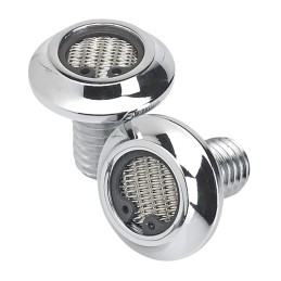 Boulons de reniflard Lowbro Custom Radius chromés 790127 Filtres a  Air