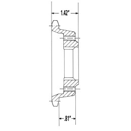 Pignon de sortie de boite déporté pour Big Twin et Sportster boite 5 191337 Pignons de Sortie de Boite