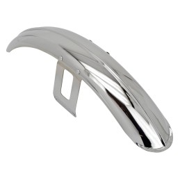 Garde-boue avant Mustang chromé avec fixations Wide Glide 090487 Garde-Boue Avant