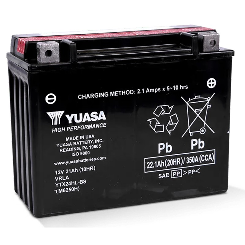 Batterie sans entretien V Force haute puissance YTX24HL-BS 700758 Batteries Yuasa V Force