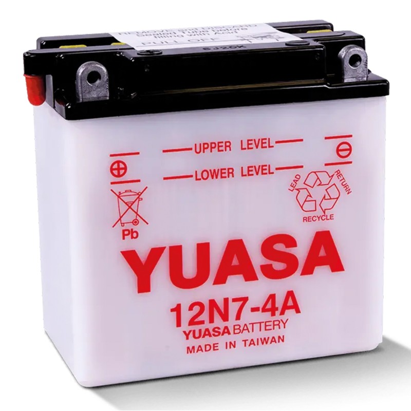 Batterie Yuasa stock 12N7-4A OEM 66006-70 710185 Batteries classiques pour Harley-Davidson