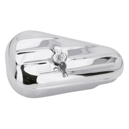 Boite à outils côté gauche chromée pour Harley-Davidson 013103 Boites à outils
