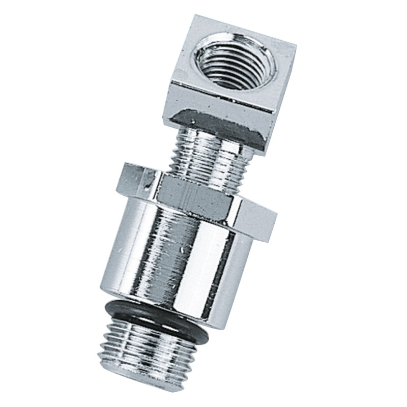 Kit de montage chromé de manomètre de pression d'huile 233401 Jauges de pression d'huile