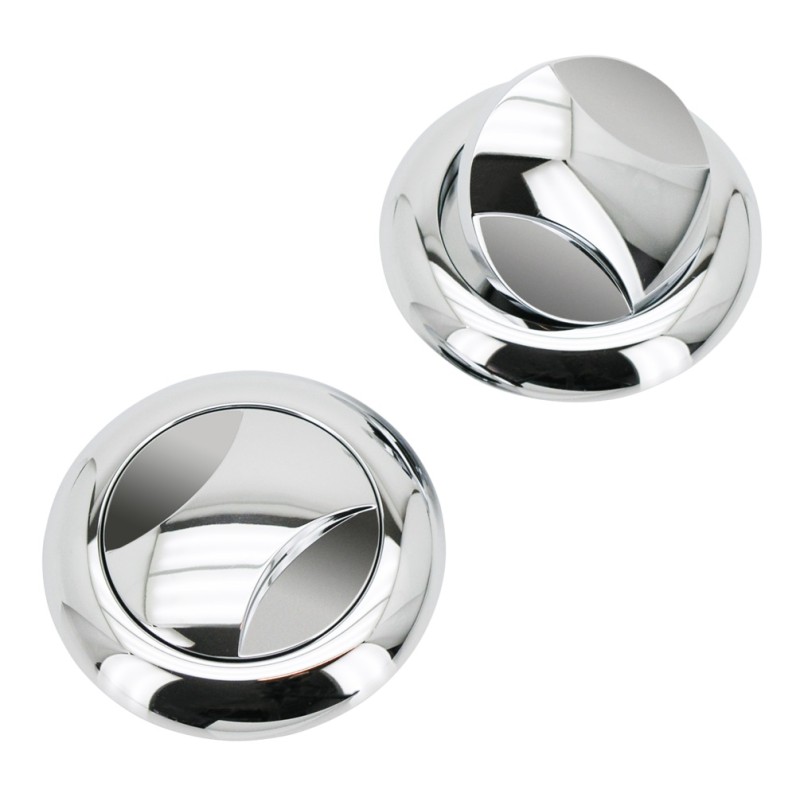 Bouchons chromés Viper droit et gauche affleurants protecteur de peinture 012081 Bouchons de Réservoir