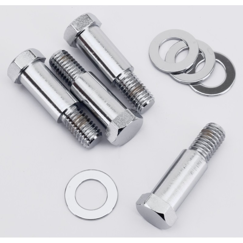 Boulons de fixation d'amortisseurs Softail chromés made in USA OEM 4074 et 6724 710607 Suspension arrière