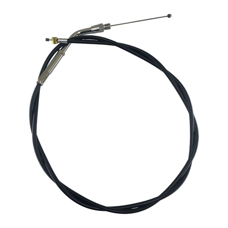 Cable de gaz aller Barnett USA noir pour carburateur S&S Super E et G avec tirage 1986-1995 fileté 710284 Cables de gaz et em...