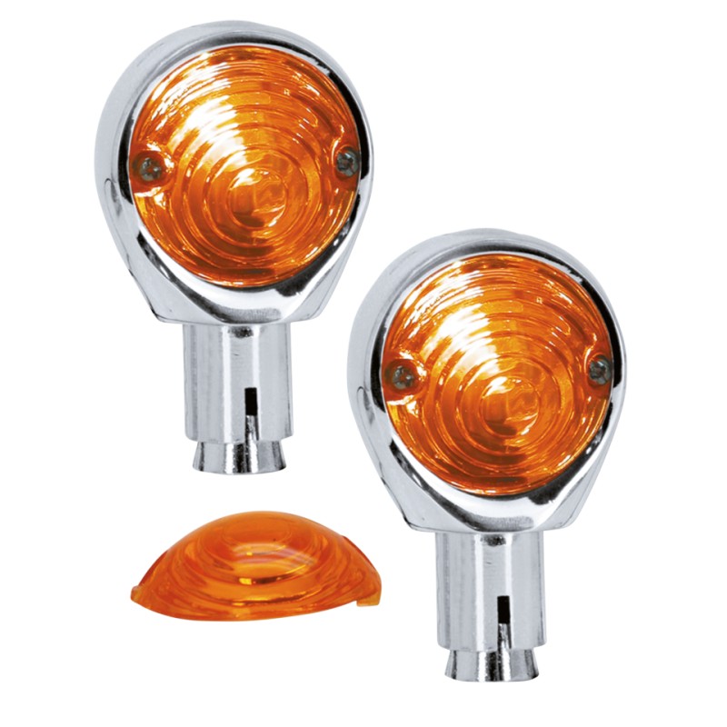 Clignotants de bout de guidons pour guidon en 1" (25.4 mm) 162272 Clignotants