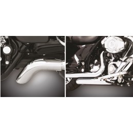 Collecteur d’échappement chromé Freedom Performance Tuck & Under 735710 Collecteurs pour Touring