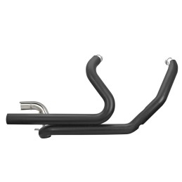 Collecteur S&S Power Tune pour Touring chromé avec pares-châleur noirs 760064 Collecteurs pour Touring