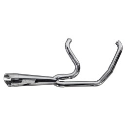 Echappement Two Brothers Racing Shorty 2 en 1 finition poli 753207 Ligne pour Softail Milwaukee Eight