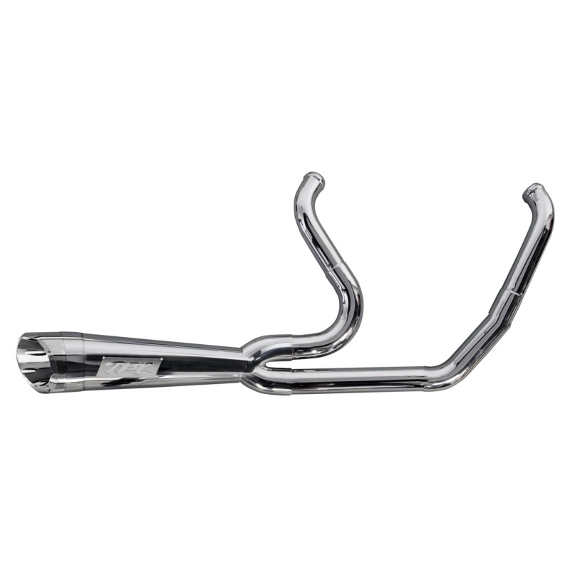 Echappement Two Brothers Racing Shorty 2 en 1 finition poli 753207 Ligne pour Softail Milwaukee Eight