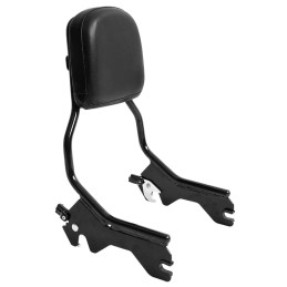 Sissy bar monobloc amovible noir pour Softail Low Rider et Sport Glide 770770 Sissy Bars et kits de fixation