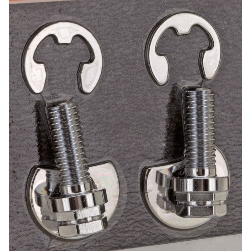 Ecrous d'échappement freinés Colony pour Shovelhead finition chromée 781292 Accessoires d'échappement