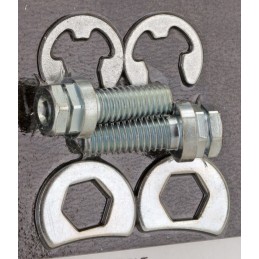 Ecrous d'échappement freinés Colony pour Shovelhead finition zinguée 781293 Accessoires d'échappement