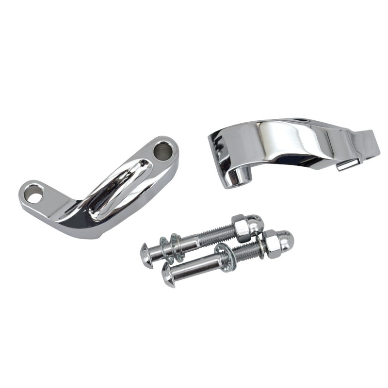 Extensions de rétroviseurs chromées pour Harley-Davidson 270833 Rétroviseurs