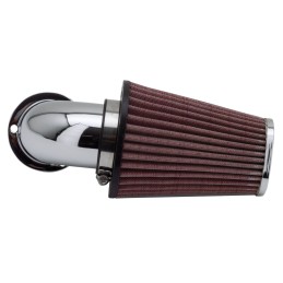 Filtre à air Zodiac conique HP haut débit avec pipe chromée coudée à 90° 120374 Filtres a  Air