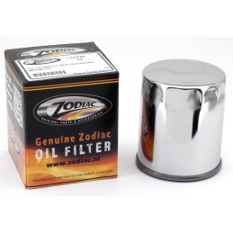 Filtre à huile chromé 30 microns OEM 63805-80A, 63796-77A 121020 Filtres a  Huile