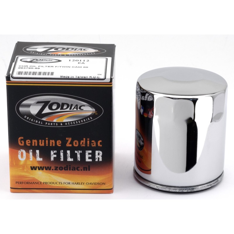 Filtre à huile chromé 10 microns OEM 63731-99 & 63798-99 120112 Filtres a  Huile