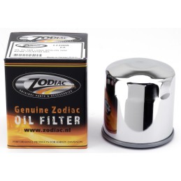 Filtre à huile chromé 30 microns pour 1340 Evo et Sportster Evo OEM 63805-80A, 63796-77A 122008 Filtres a  Huile