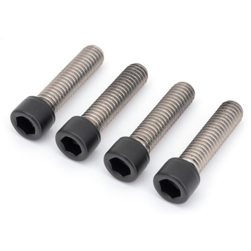 Vis de potence de guidon an acier inoxydable noir OEM 4350A 770447 Risers et potences de guidon