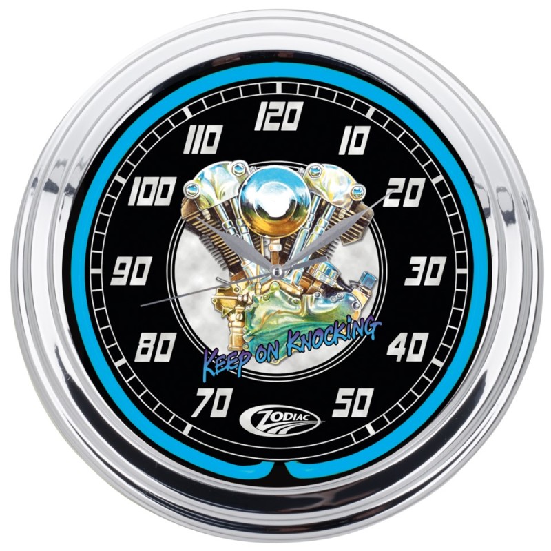 Horloge murale Zodiac néon Knucklehead 999968 Horloges murales Zodiac neon