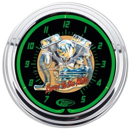 Horloge murale Zodiac néon Panhead 999969 Horloges murales Zodiac neon