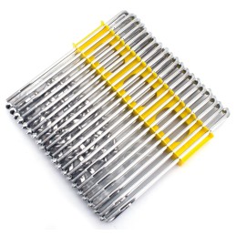 Jeu de 40 rayons chromés 16" pour moyeux larges et rayonnage type 2005 et après 789950 Rayons