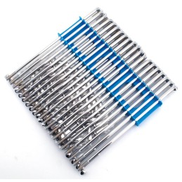 Jeu de 40 rayons chromés 16" pour moyeux larges et rayonnage type 2005-2024 234385 Rayons