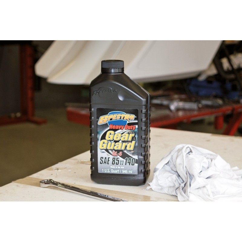 Huile de boite de vitesses SAE 85 W 140 Spectro USA Premium Gear Guard 745058 Huile Spectro USA