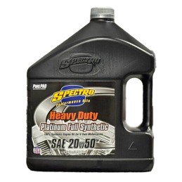 Huile Moteur Spectro USA 100% synthèse SAE 20 W 50 Heavy Duty Platinum pour Harley-Davidson 745079 Huile Spectro USA