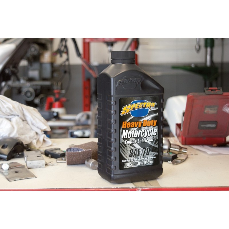 Huile moteur Spectro USA Heavy Duty SAE 70 pour Harley-Davidson 745054 Huile Spectro USA