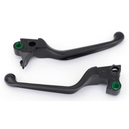 Jeu de leviers de frein et d'embrayage noirs OEM 44994-07 053120 Leviers de frein et d'embrayage