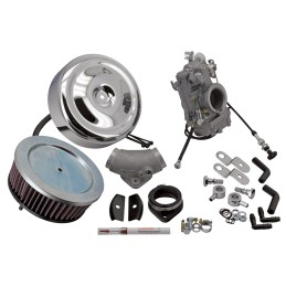 Kit complet de carburateur Mikuni HSR 42 pour Harley-Davidson Twin Cam 1999-2005 720542 Carburateur Mikuni HSR 42 pour Harley...