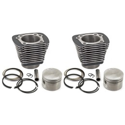 Kit cylindres pistons prêts à  installer noir wrinkle OEM 16510-83A 712053 Cylindres