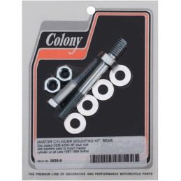 Kit de fixation de maitre cylindre arrière zingué OEM 42301-87 789948 Maitre cylindre de frein