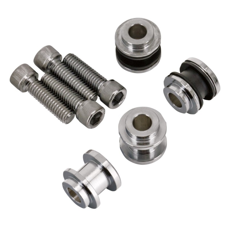 Kit de fixation de sissy-bar et porte-bagage chromé OEM 52300378 086022 Sissy Bars et kits de fixation